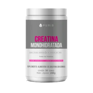 CREATINA MONOHIDRATADA PEC FRUTAS VERMELHAS 30 GOMAS 240GR