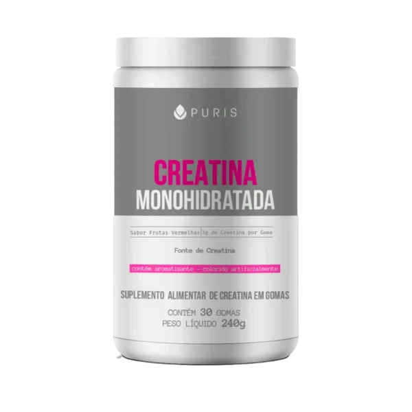 CREATINA MONOHIDRATADA PEC FRUTAS VERMELHAS 30 GOMAS 240GR